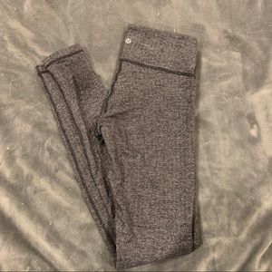 Lululemon heathered gray leggings